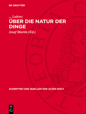 cover image of Über die Natur der Dinge